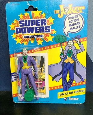 🟢🟣 Figura de acción Kenner Super Powers Joker 1984 DC DC Comics sin usar, en caja de colección 🟣🟢 Foto 1 de 4