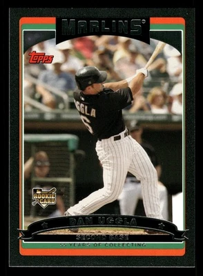 Dan Uggla Rookie Florida Marlins 2006 Topps Update Black #631 SN /55 - Image 1 of 2