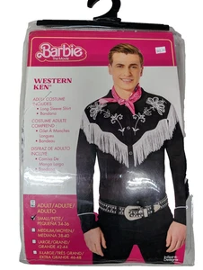 Ken Cowboy Western Barbie Adult Costume Halloween Size Small - Picture 1 of 1