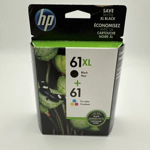 HP 61XL Schwarz & 61 Tri-Color Tinten Set CZ138FN 140 Ablauf Jul 2023 - Bild 1 von 8