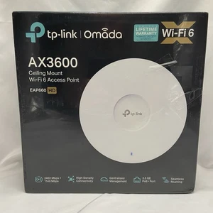 Punto de acceso inalámbrico TP Link AX3600 doble banda Gigabit montaje en techo EAP660 HD - Imagen 1 de 6