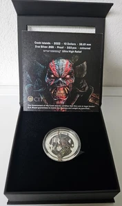 2 OZ Iron Maiden Senjutsu 999er Silbermünze Ultra High Relief Polierte Platte PP - Bild 1 von 8