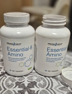 Effective Nature Essential-8 Aminos – 1x neu versiegelt + 1x geöffnet gratis - Bild 1 von 4