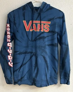 Vans Graphic Hoodie Pretty Guardian Sailor Moon Batik Blau Größe Small - Bild 1 von 11