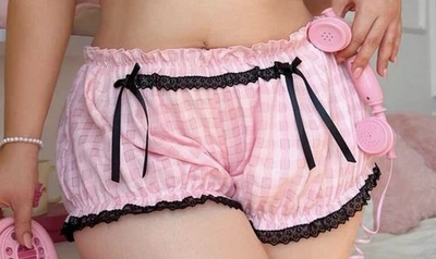 Lindas bragas bragas bragas bragas bragas con volantes de encaje negro PLUS 4X NUEVAS Foto 1 de 4