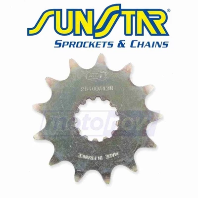 Sunstar Steel Front Sprocket for 1979-1982 Honda CR125R - Drive Sprockets yp Foto 1 de 4