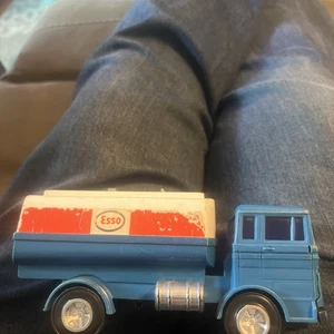 1970's Esso Gas Truck Friction Powered Toy Truck Cool Gas Station Display Piece - Picture 1 of 8