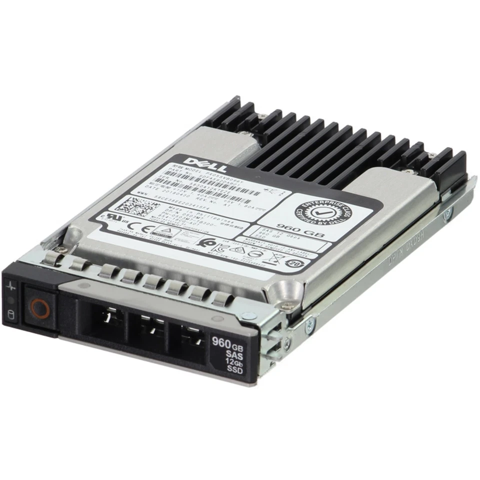 Dell 960GB 12Gbps SAS MU MLC 2.5 SSD PX05SVB096Y CPO (503M7) -R - Image 1 of 4