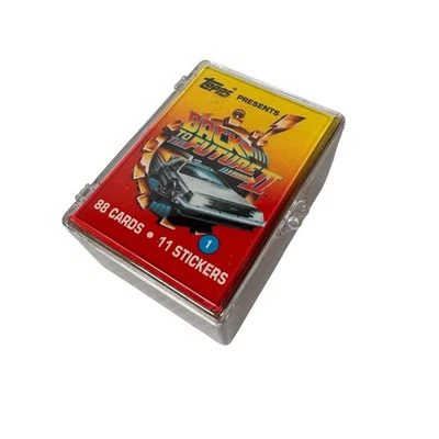 Back To The Future Part II Complete Trading Card Set 88 + 11 Stickers-Topps 1989 - Image 1 of 4