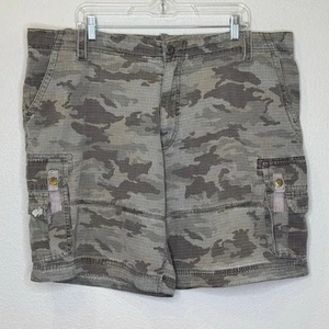 Guide Gear Ripstop Cargo Shorts Mens Size 42 Camo 100% Cotton 8" Inseam - Picture 1 of 7