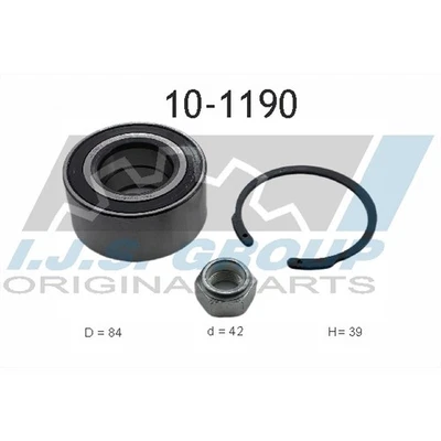 1x ORIGINAL® Ijs Group Radlagersatz Vorne für Renault TRAFIC Kasten (T_ P_ V_) - Bild 1 von 4