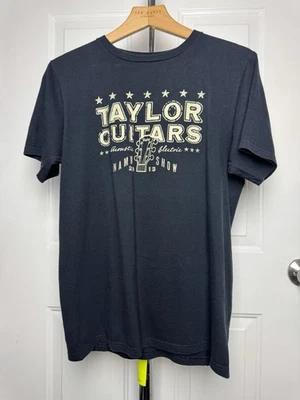 Camiseta Taylor Guitars Negra De Namm 2013 Talla Mediana Excelente Foto 1 de 4