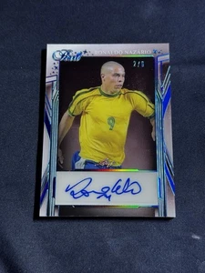 Autografo 2025 Foglia Perla Ronaldo Nazario /6 - #PS-RN1 - Foto 1 di 2