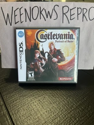 Castlevania Portrait Of Ruin HANDMADE Display Case Nintendo Ds - Image 1 of 4