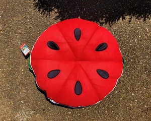 Big Joe Pool Float Watermelon Fruit Slice 32” Diameter Bean-Filled Discontinued - Picture 1 of 9