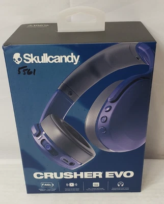 Skullcandy Crusher Evo Over-the-Ear Wireless Headphones Midnight Blue *Brand New