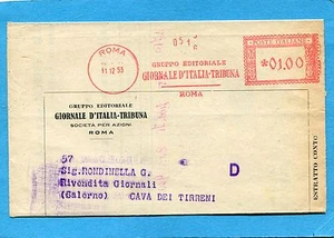 1954 ROMA - GRUPPO EDITORIALE GIORNALE D'ITALIA - TRIBUNA.. £.1 (232281) - Imagen 1 de 1