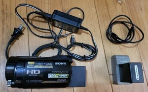 SONY HDR-SR12 Handycam HDD Digital Hi-Vision Camcorders Used - Picture 1 of 6