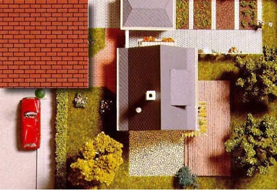 Busch 7038 HO/OO Gauge Brick Card Sheets (2) - Image 1 of 2