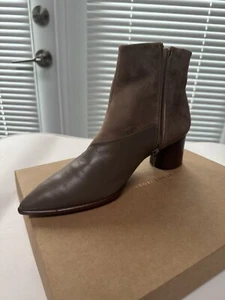 Anthropologie Taupe Ankle Boots New with Box Size 38 - Picture 1 of 10