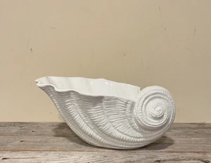 Plato Rosenthal Netter Cerámica Iridiscente Blanco Perla Vintage Cáscara Playa Italia - Imagen 1 de 13