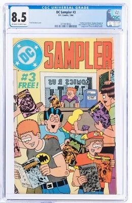 DC Sampler #3 CGC 8.5 White Pages Constantine Swamp Thing Preview DC Comics 1984 - Image 1 of 4