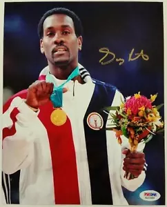 GARY PAYTON Signed 8x10 Photo Autograph OLYMPICS GOLD MEDAL w/ PSA/DNA COA - Picture 1 of 2