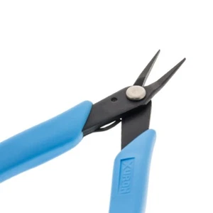 XURON Nadel-Nasen-Pinzette, feinere Spitze Schmuckherstellung Präzision Drahtbiegezange - Bild 1 von 9