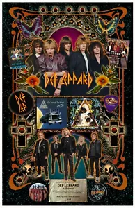 Def Leppard Tribute Poster - 11x17" - Lebendige Farben! - Bild 1 von 3
