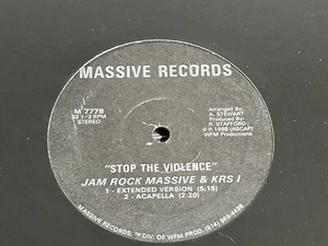 JAM ROCK MASSIVE 12" STOP THE VIOLENCE - Picture 1 of 2