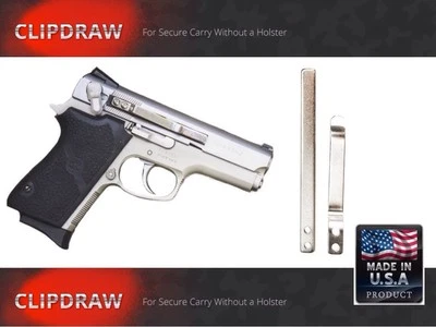 KAHR CLIPDRAW Semi Auto Belt Clip Holster Conceal Waistband SA-S Silver Pocket - Image 1 of 4