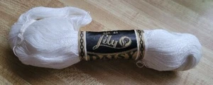 Daisy 100% Mercerize Crochet Cotton #30, 500yd/skein White Art (1 Skein) - Picture 1 of 4