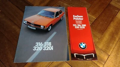 BMW 3-Series E21 1975-76 West German Mkt Foldout Sales Brochure 316 318 320 320i - Image 1 of 4