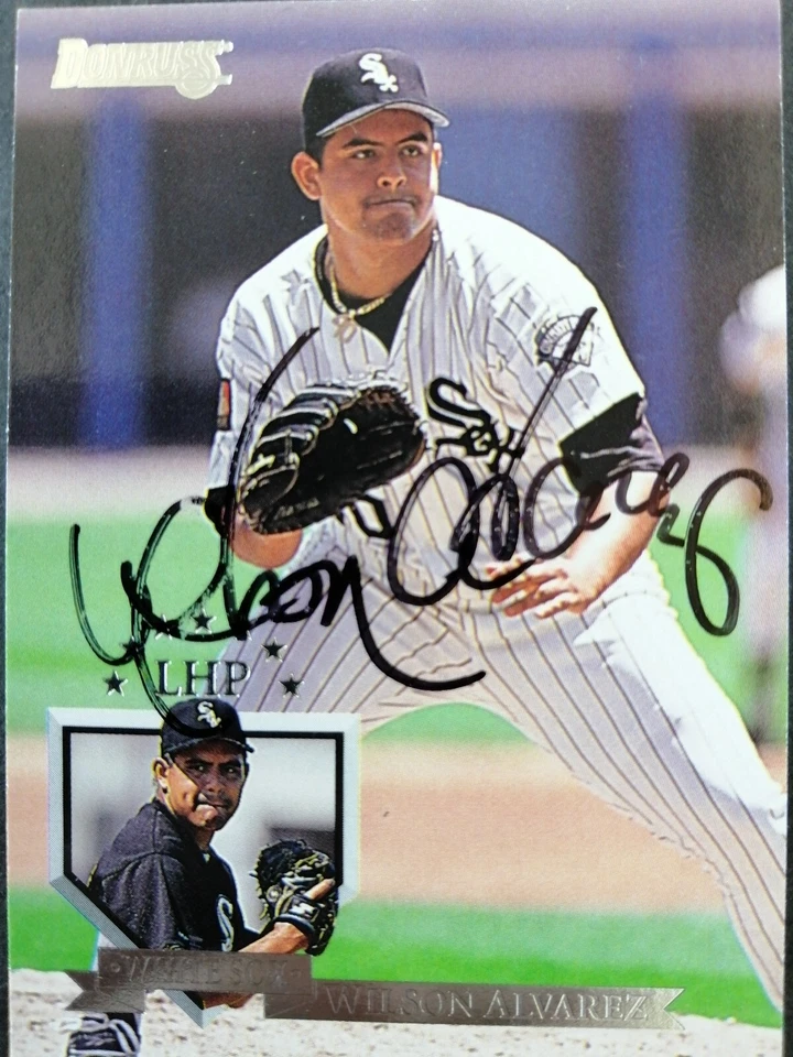 1995 Donruss SIGNED: Wilson Alvarez, WHITE SOX #57 - Image 1 of 1