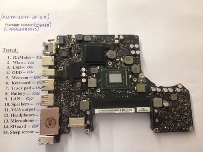 Macbook Pro 13 A1278 13 2011 i5 2.3 Ghz Logic Board 820-2936-B Tested Warranty - Image 1 of 4