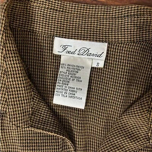 Fred David blouse size small - Picture 1 of 2
