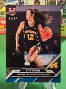 Scheda basket Syla Swords 2024 Bowman U NOW 21 Wolverines MVP BLU/49 - Foto 1 di 2
