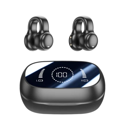 New M47 Bluetooth 5.3 Wireless Earbuds Ear Clip Non-in Ear Headphones Sport Head - Image 1 of 4