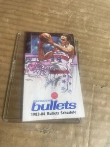 1983-84 Washington Capitals Bullets NHL NBA Hockey Basketball Schedule !!! Busch - Picture 1 of 6