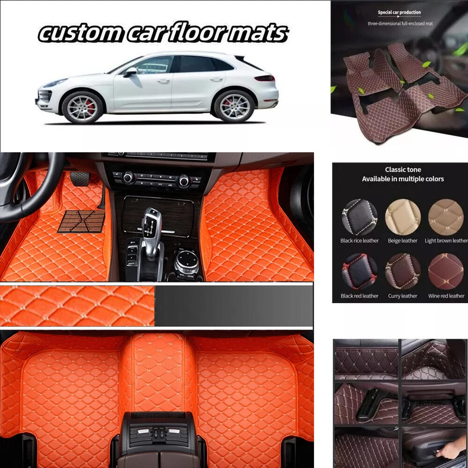 For Hyundai Santa Fe Waterproof luxurious Front Rear Custom Liners Car Floor Mat Foto 1 de 4