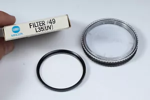 NOS MINOLTA 49MM L35 UV FILTER IN CASE AND BOX - Picture 1 of 3