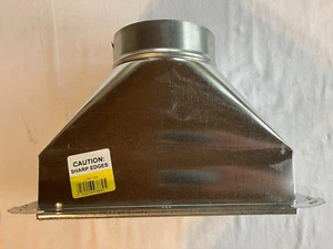 (4) Master Flow L-RBF1266 HVAC 12” x 6” x 6” Register Box With Flange,Galvanized - Picture 1 of 7