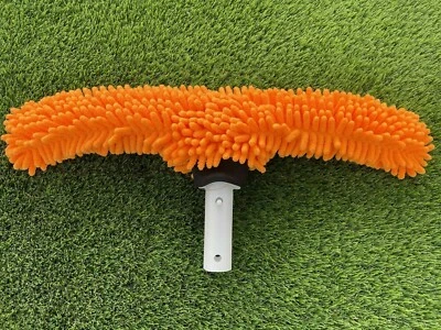 AQUA FINGERS ADVANCED MULTI PURPOSE MICROFIBRE POOL 18" BROOM 313300 ORANGE - Image 1 of 4