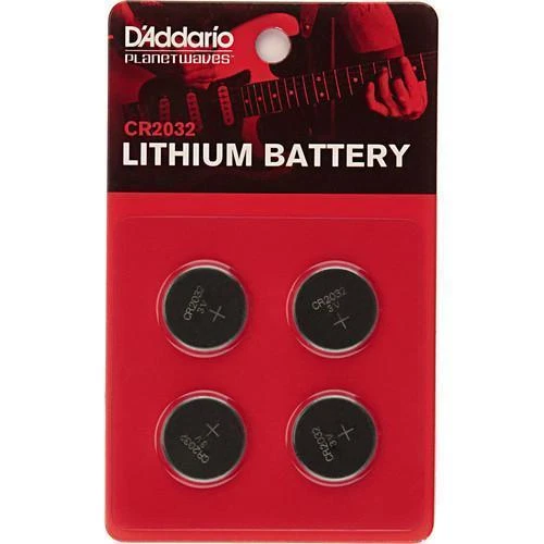 D'addario Planet Waves Cr2032 Lithium Battery 4-pack