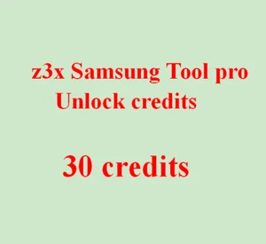 new z3x tool Pro Credits 30 Credits for Z3X BOX Samsung phones - Picture 1 of 1