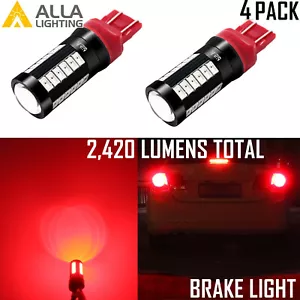 LED Vivid RED Brake Light Bulb/Tail For 2009-2017 Chevrolet Traverse, Set of 4 - Bild 1 von 10