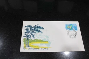 1977 CHRISTMAS ISLAND OFFICIAL WCS FDC COVER - QEII QUEEN SILVER JUBILEE - Picture 1 of 1