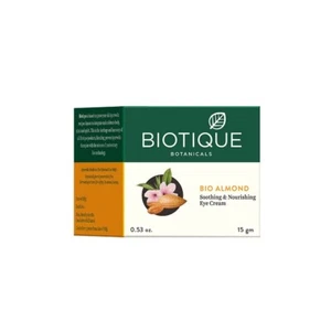 Biotique Bio Almond Soothing and Nourishing Eye Cream 15gm Fast Ship - Picture 1 of 3