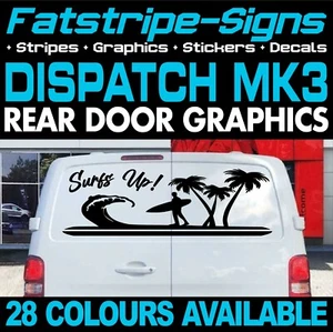 para adaptarse a CITROEN DISPATCH MK3 SURF SURF GRÁFICOS PEGATINAS CALCOMANÍAS FURGONETA CAMPER - Imagen 1 de 2