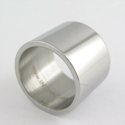 Edelstahlring - 2 cm extra breit - Ring aus Edelstahl Herrenring Bandring groß - Bild 1 von 4